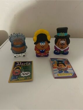 Adult Happy Meal Toy  2023 McNugget Buddies Card lot of 3